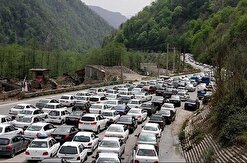 ترافیک سنگین در محورهای چالوس و هراز