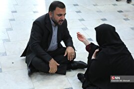 صندوق اخذ رای دور دوم انتخابات مجلس شورای اسلامی در حسینیه ارشاد