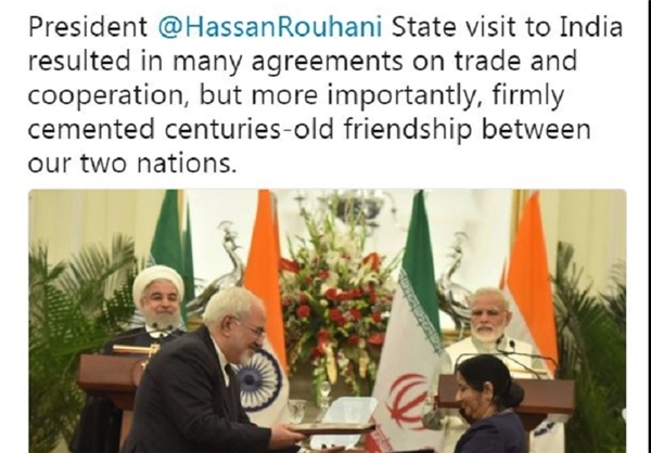 تحکیم چند قرن دوستی بین دو کشور ایران و هند
