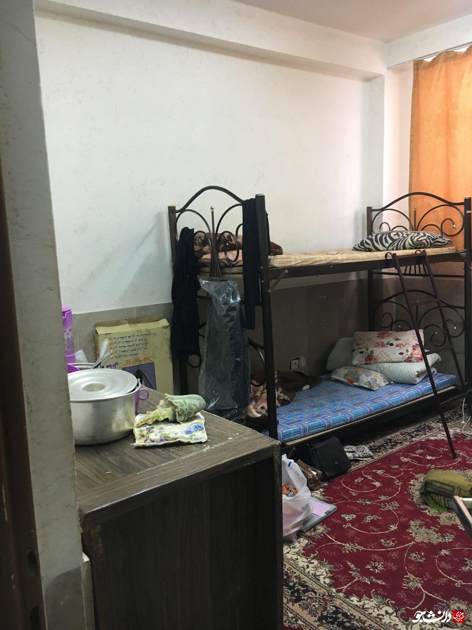 آتش گرفتن تُشک دانشجویی به وسیله اتو/ آتش سوزی در خوابگاه امیر کبیر دانشگاه آزاد سمنان کذب است