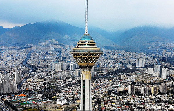 Image result for ‫عکس برج تهران از سایت خارجی‬‎