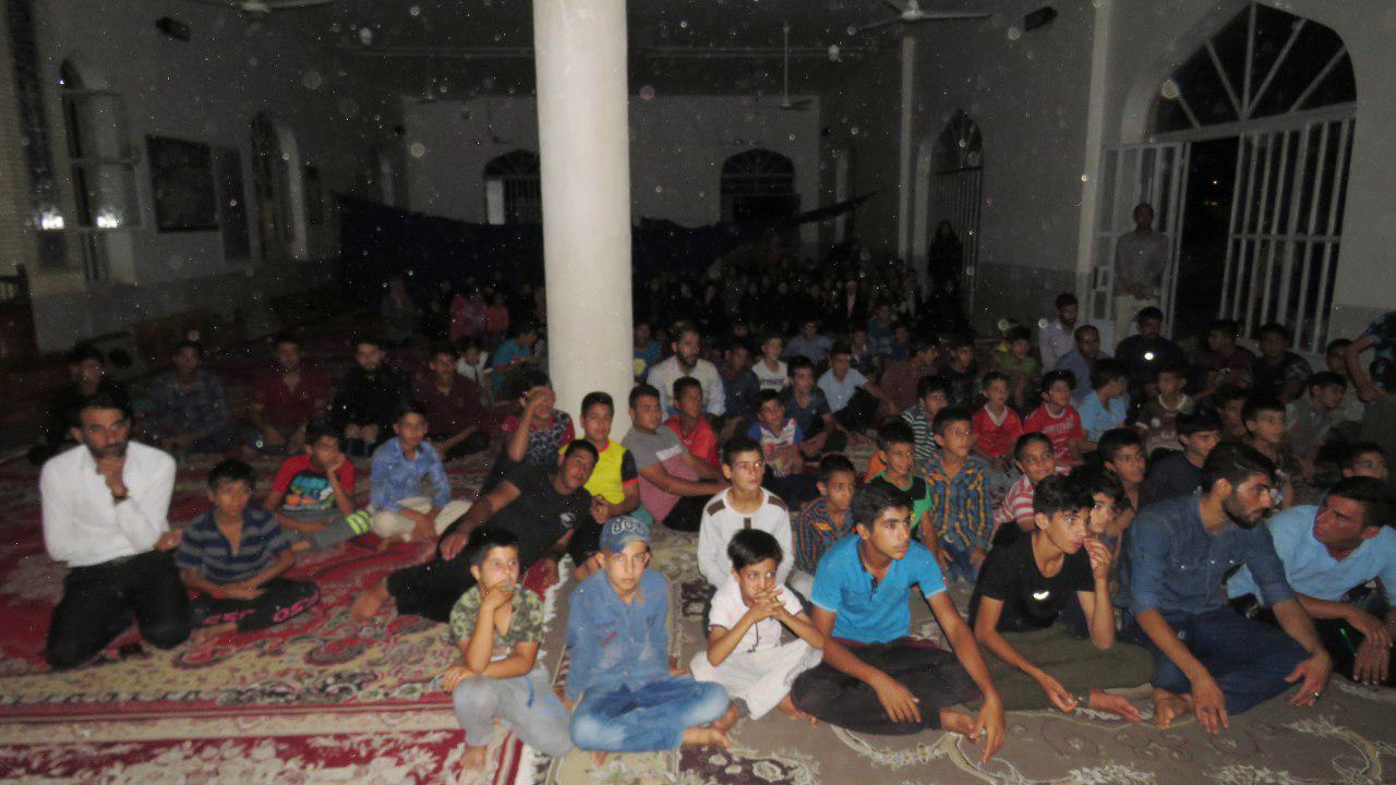 برگزاری مراسم شبی با شهدا به یاد شهدای روستای محروم عرب + تصاویر