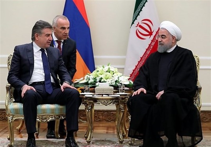نخست وزیر ارمنستان با روحانی دیدار کرد +عکس