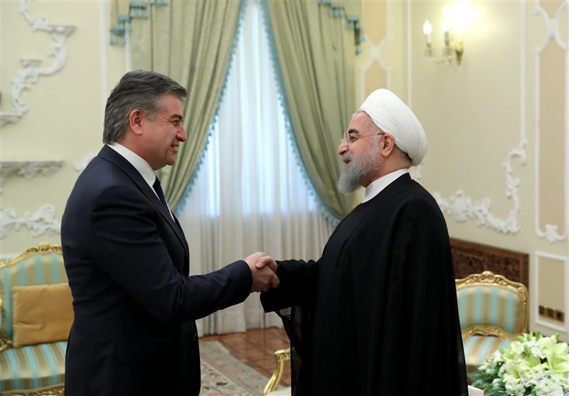 نخست وزیر ارمنستان با روحانی دیدار کرد +عکس