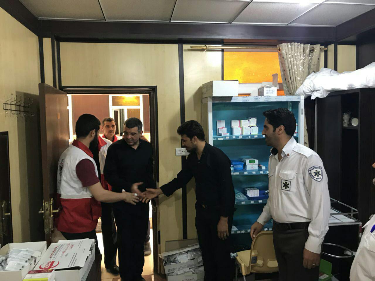بازدید رئیس اورژانس کشور از مراکز بهداشتی درمانی عراق+ تصاویر