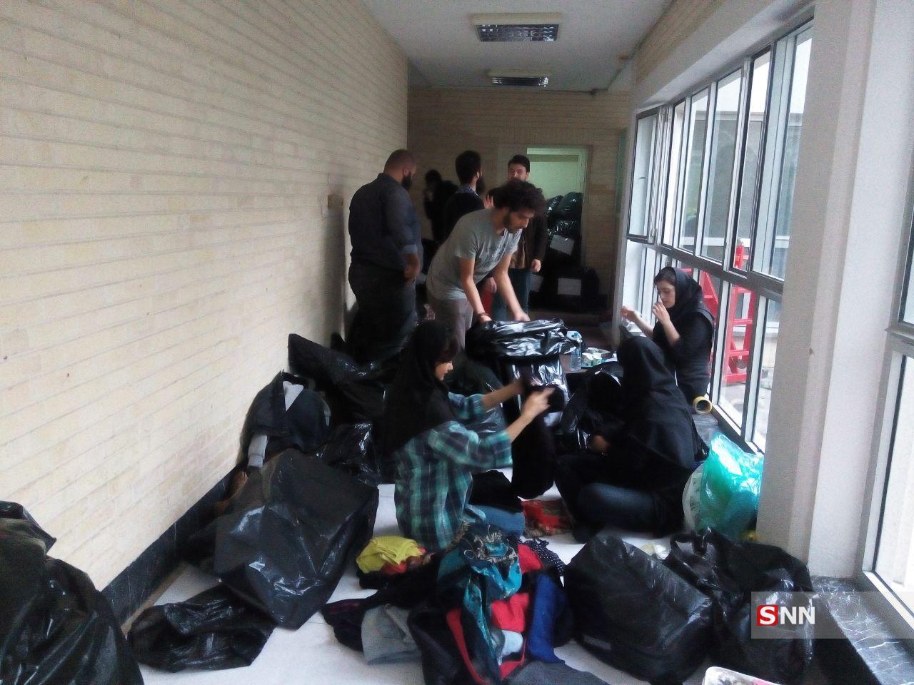#ایران_سراسر_کرمانشاه/ دانشجویان معماری برای ساخت سرپناه به تیم‌های پزشکی و امدادرسانی اضافه شدند