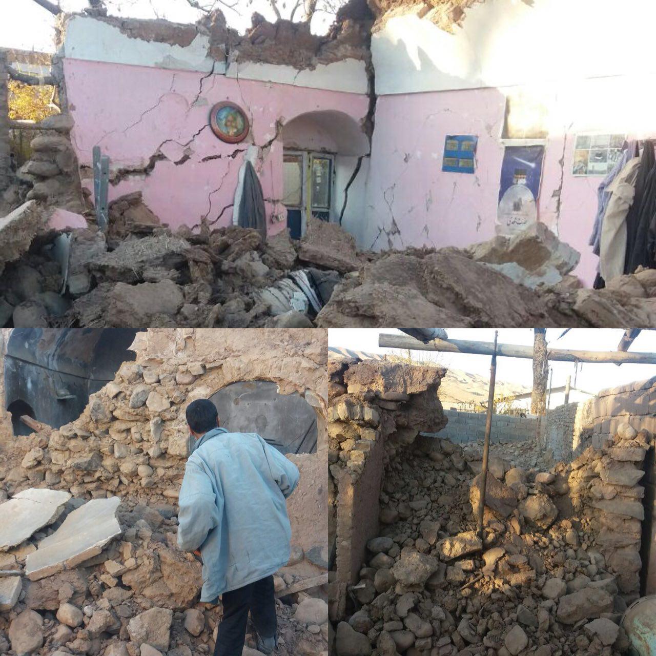 اولین تصاویر از خرابی زلزله شدید امروز کرمان
