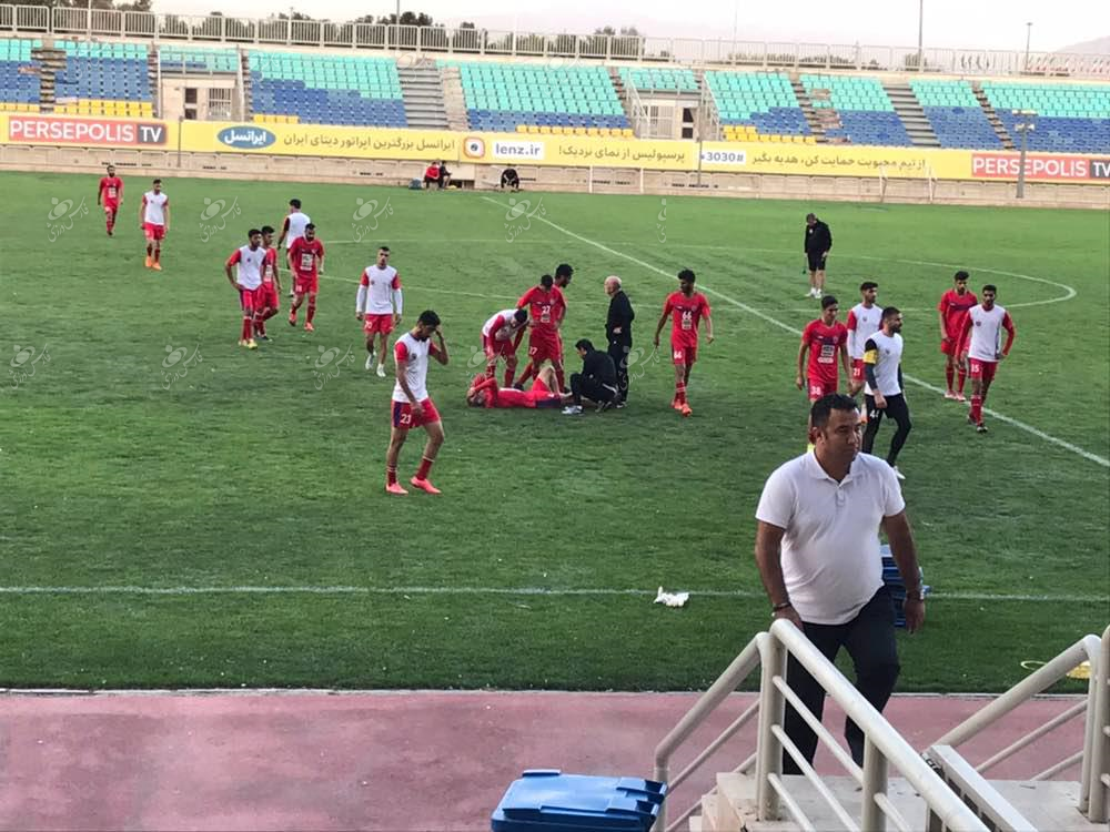 خبر بد برای سرخ‌ها در آستانه بازی با السد؛ مصدومیت سید جلال حسینی در تمرین پرسپولیس