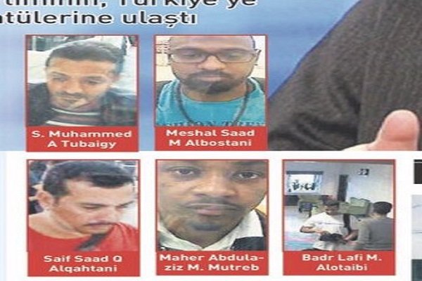 تصاویر و اسامی ۱۵ سعودی متهم به مثله کردن خاشقجی