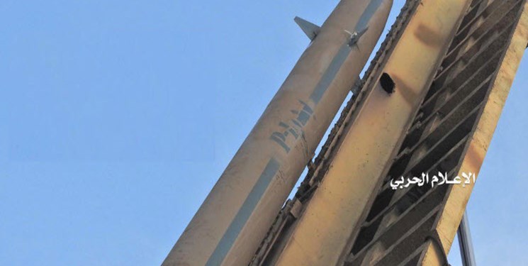 شلیک بسیار دقیق موشک بدر P-۱ یمن به مقر متجاوزان سعودی