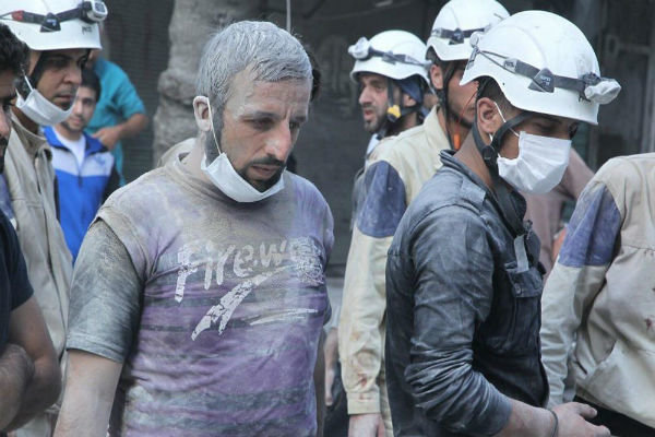 تدارک کلاه‌سفیدها و تروریست‌ها برای تحریکات شیمیایی در سوریه