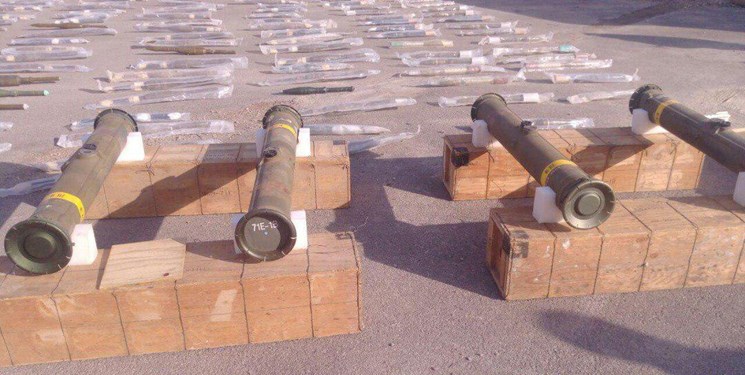کشف موشک‌های ساخت آمریکا در مقر‌های تروریست‌های جنوب سوریه +تصاویر