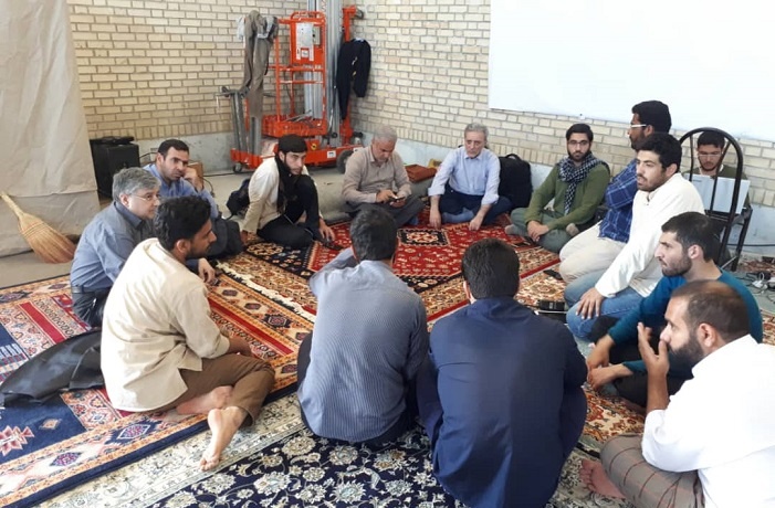 رئیس دانشگاه تهران از اردوی جهادی دانشجویان این دانشگاه در خراسان شمالی بازدید کرد