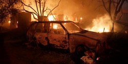 شعله‌های آتش سراسر یونان را فرا گرفت