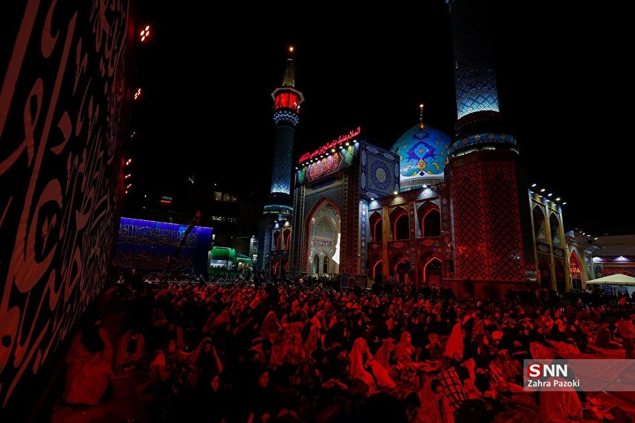مراسم احیای شب بیست و سوم ماه رمضان در امامزاده صالح (ع) تهران