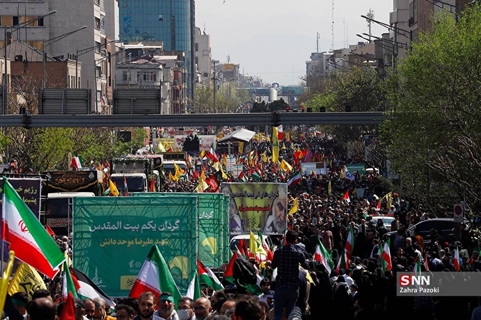 راهپیمایی روز جهانی قدس در تهران (۴)