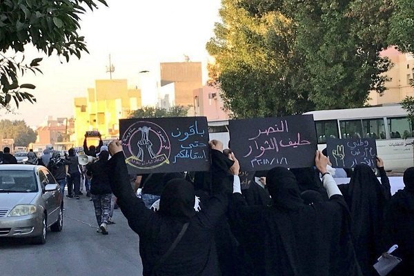 تظاهرات مردم بحرین به نشانه پافشاری بر مطالبات