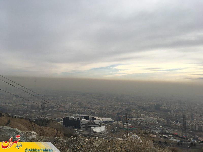 آلودگی هوا به تهران بازگشت + تصاویر