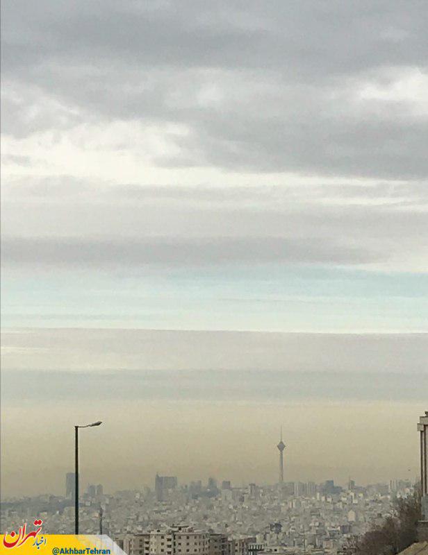 آلودگی هوا به تهران بازگشت + تصاویر