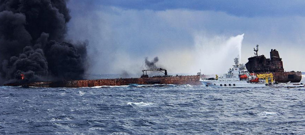 ضربه به کشتی و تناژ بالای میعانات گازی، می‌تواند دلیل اصلی انفجار سانچی باشد