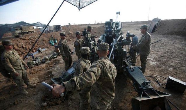 احداث بزرگترین پایگاه نظامی آمریکا در غرب موصل آغاز شد