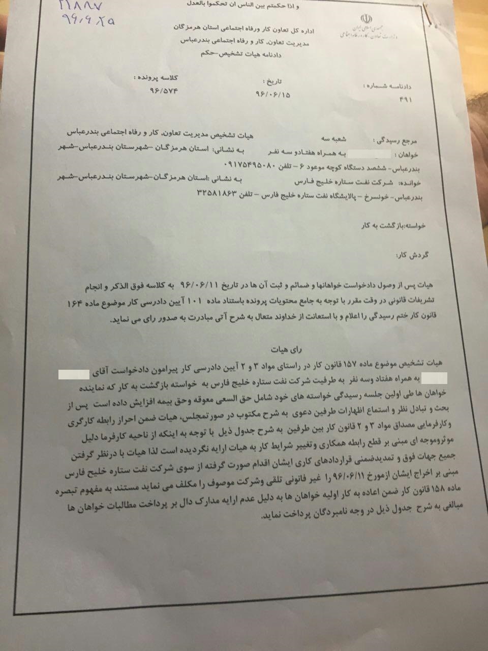 امتناع مدیران ستاره خلیج فارس از دستور اداره کار استان هرمزگان