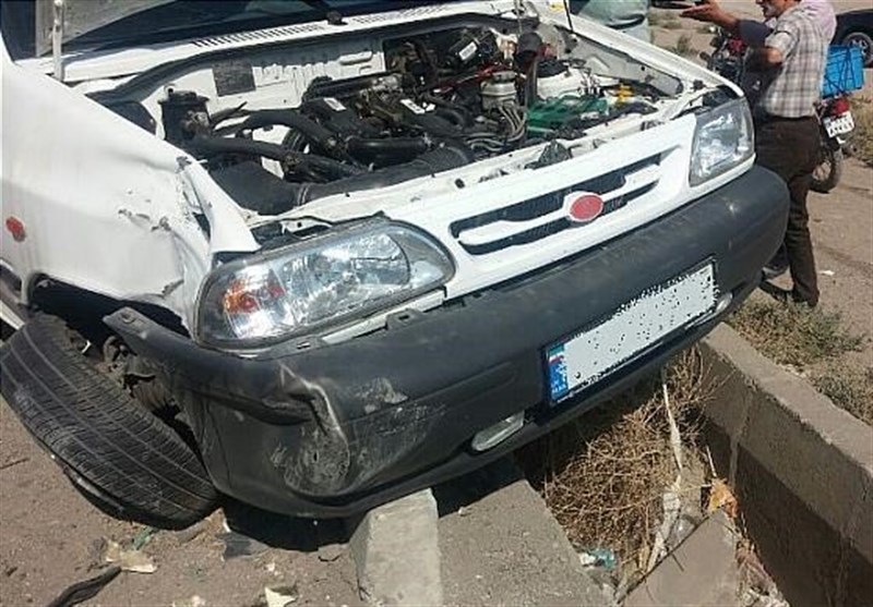 تصادف مرگبار پراید با ۶ سرنشین در جاده خاوران +تصاویر
