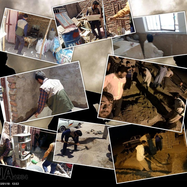 پایان مرمت دو خانه محروم به همت گروه جهادی شهید محمدزاده