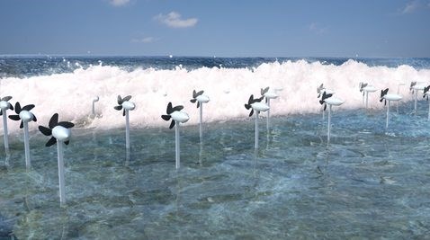 ساخت توربین هایی برای تبدیل انرژی امواج دریا به برق +تصاویر