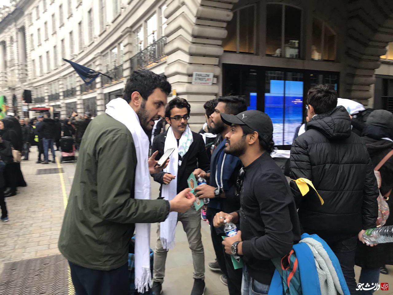 فعالیتهای میدانی دانشجویان اروپایی در روز عاشورا+تصاویر