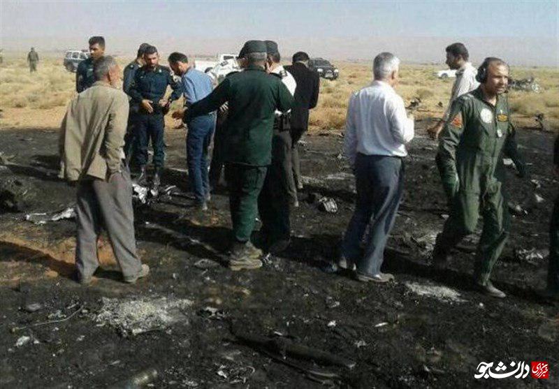 سقوط هواپیمای جنگنده سوخو در استان فارس+ اطلاعیه سپاه