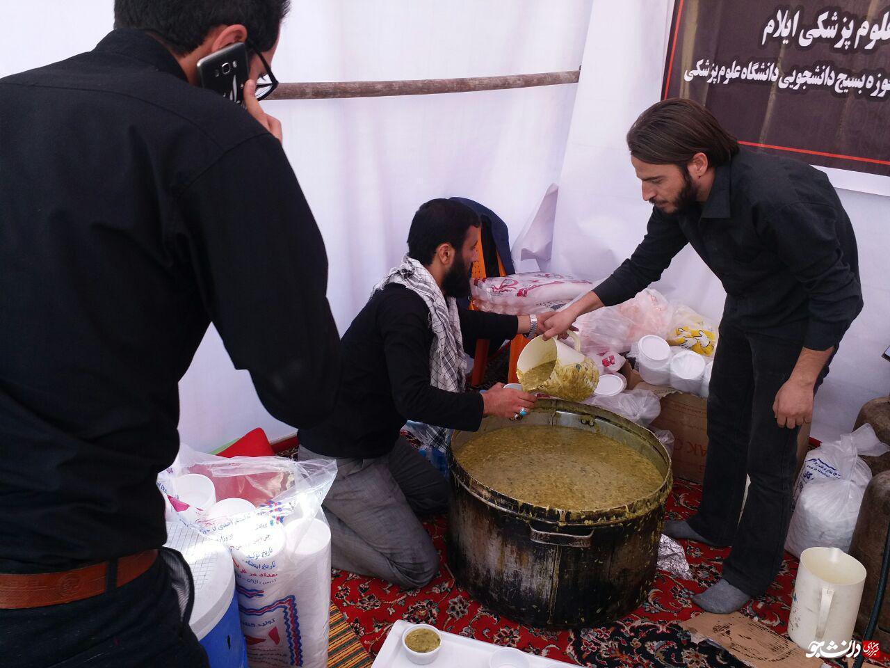 وقتی که در موکب دانشجویی خستگی بی‌معنا می‌شود