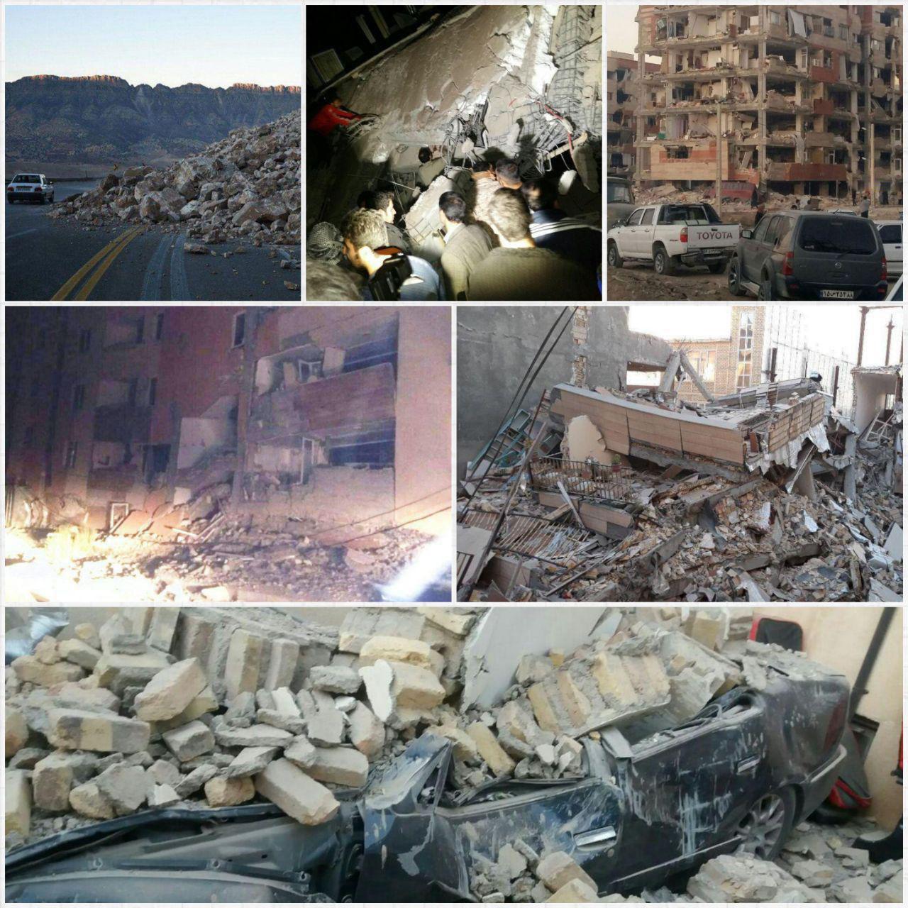 تاکنون ۲۰۰ نفر کشته و بیش از ۱۶۸۶ مصدوم/ پالایشگاه ایلام به دلیل مسائل امنیتی تعطیل شده + عکس و فیلم
