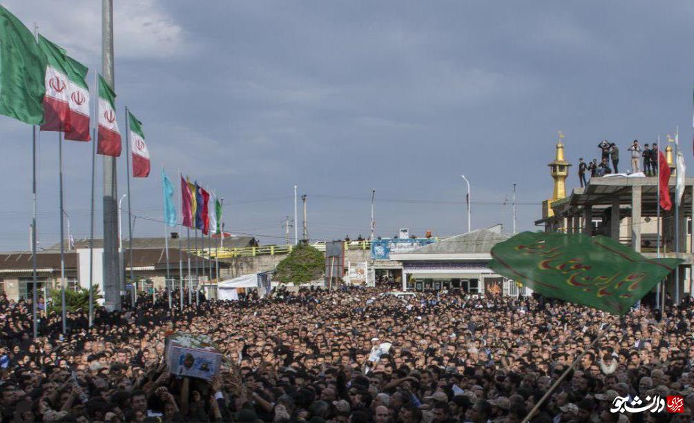 تشییع پیکر دوشهید مدافع حرم گیلانی