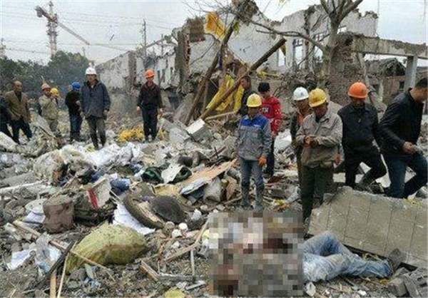 انفجار عظیم در شرق چین/ حداقل ۲ نفر کشته شدند