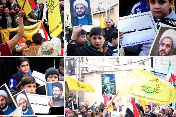 واکنش مردم سوریه به لایحه تحریمی کنگره آمریکا علیه نجباء +تصاویر