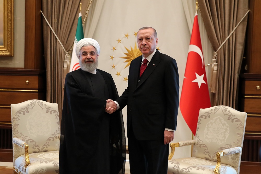 مراسم رسمی استقبال از روحانی در آنکارا برگزار شد