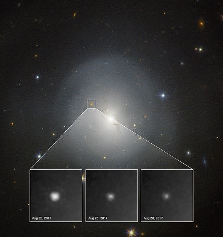 تلسکوپ هابل پدیده «کیلونوا» را رصد کرد