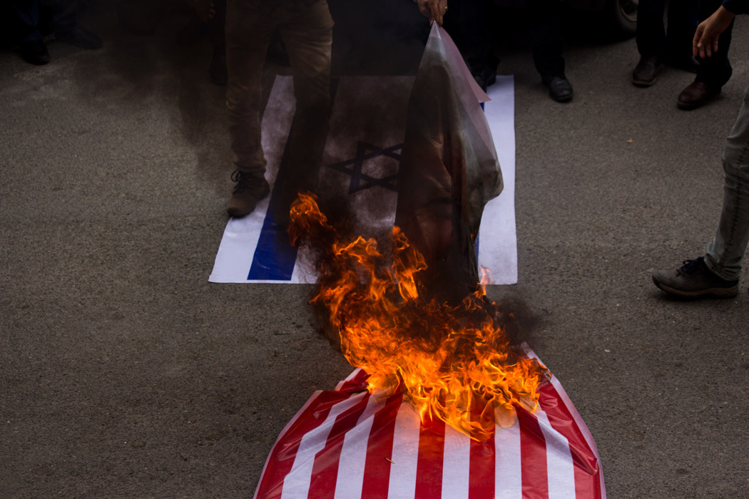 دانشجویان گلستانی عهد شکنی آمریکا را محکوم کردند+ تصاویر
