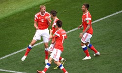 فیلم/گل اول روسیه به عربستان توسط یوری گازینسکی(12)