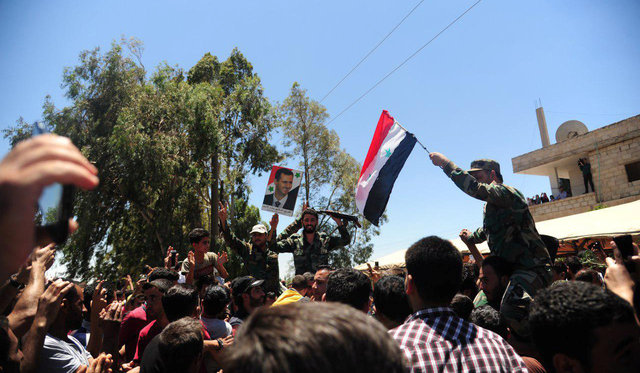 ورود بدون درگیری ارتش سوریه به شهرک‌های الکرک، الغاریه الغربیه و الغاریه الشرقیه