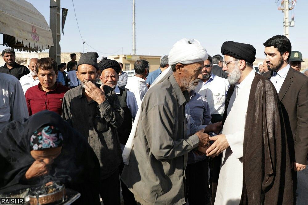 حضور تولیت آستان قدس رضوی در روستای محروم کلاته منار