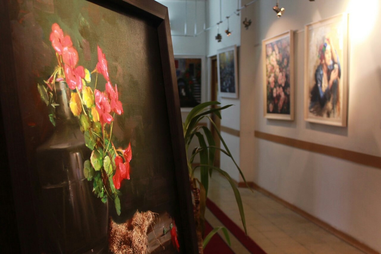 افتتاح نمایشگاه نقاشی در موزه استاد معین