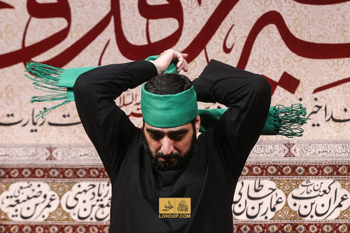 گزارش تصویری/ سومین شب عزاداری حسینیه ریحانه الحسین با مداحی سیدمجید بنی فاطمه
