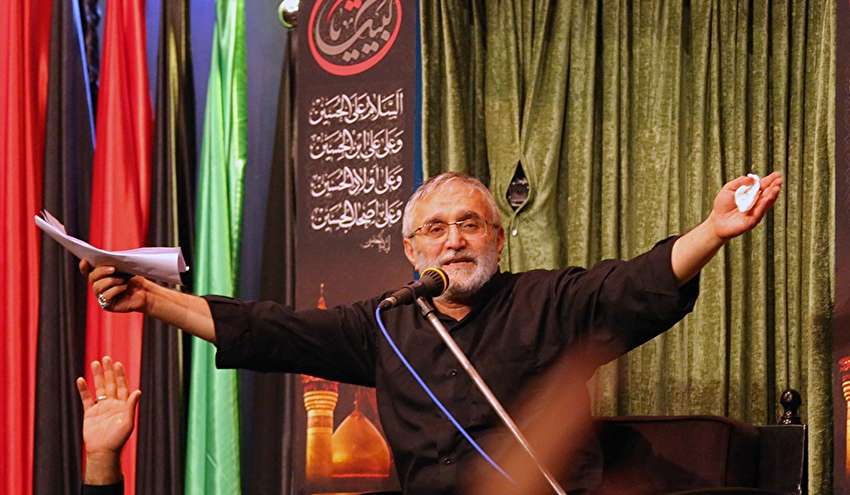 مداحی شب سوم محرم حاج منصور ارضی + فیلم