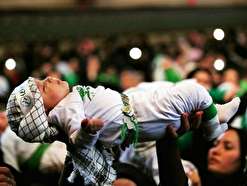 مراسم شیرخوارگان حسینی؛ مهدیه تهران + فیلم