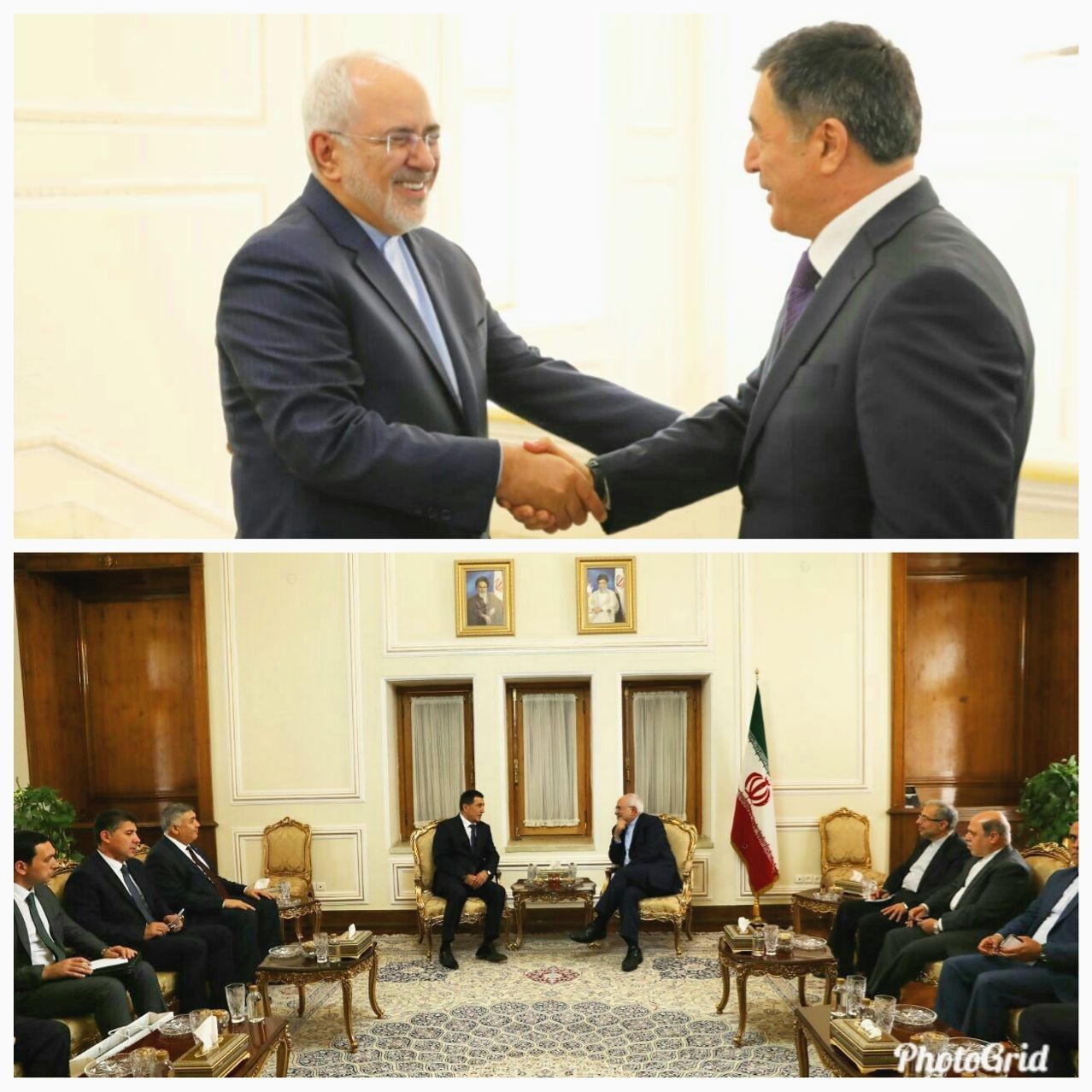 رئیس موسسه استراتژیک ازبکستان با ظریف دیدار کرد