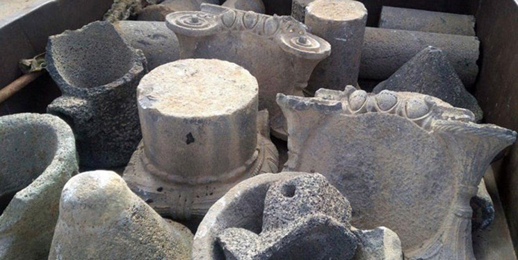 کشف ۱۰۳ قطعه باستانی آماده قاچاق در جنوب سوریه +تصاویر