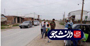 ایستگاه صلواتی گروه جهادی دانشگاه آزاد گرگان در روستای گامیشلی برپا شد