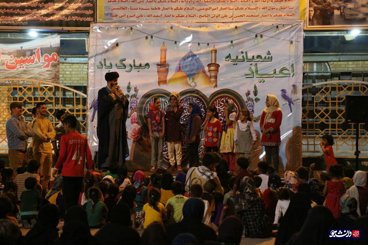 گل شادی در دل سیلاب زده کودکان خوزستان سبز شد/ برگزاری جشن های ویژه در زیارتگاه هویزه+عکس